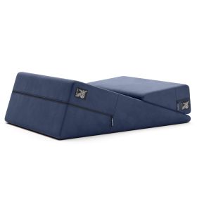 Wedge & Ramp Sex Positioning Pillow Combo, DÃ©cor Velvet Blue