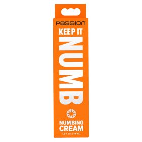Passion Enhancers Keep it Numb Numbing Cream 1.5oz