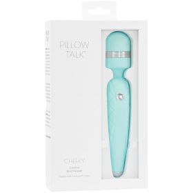 Pillow Talk Cheeky Wand Massager (Color: Teal)