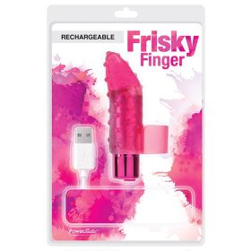 PowerBullet Frisky Fingers Rechargeable (Color: Red)