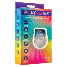 Play With Me Pleaser Rechargeable C (Color: Ring-Blue)