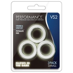 Performance VS2 Pure Premium Cockrings Small (Color: GITD)