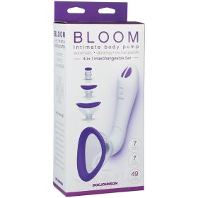 Bloom Rechargeable Intimate Body Pump (Color: Purple)