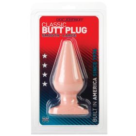 Classic Butt Plug Large (Color: White)