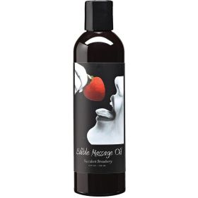 Earthly Body Edible Massage Oil (Flavor: Succulent Strawberry)