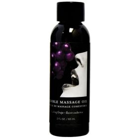 Earthly Body Edible Massage Oil (Flavor: Grape)