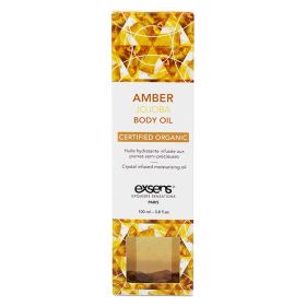 Exsens Organic Crystal Infused Body Oil (Flavor: Amber Jojoba)