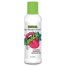 Smack Warming Massage Oil (Flavor: Tropical)