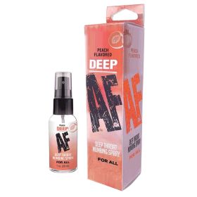 Deep AF Deep Throat Spray (Flavor: Peach)