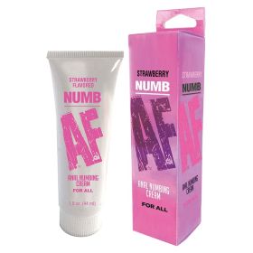 Numb AF Anal Numbing Cream (Flavor: Strawberry)