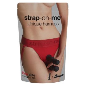 Strap On Me Harness Lingerie Unique (Color: Red)