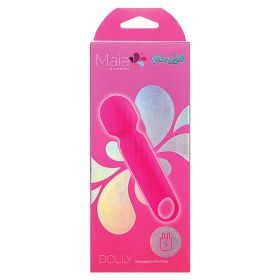 Maia Vibelite Dolly Rechargeable Silicone Mini Wand (Color: Pink)