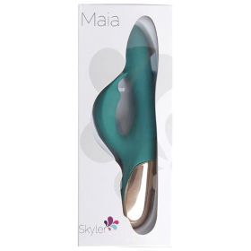 Maia Skyler Rechargeable Bendable Rabbit (Color: Green)