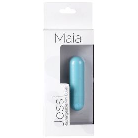 Maia Jessi Rechargeable Mini Bullet (Color: Teal)