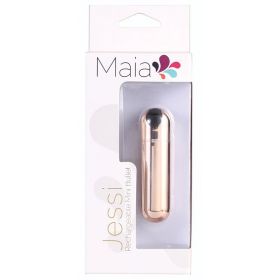 Maia Jessi Rechargeable Mini Bullet (Color: Rose Gold)
