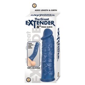 The Great Extender Penis Sleeve (Color: Blue)