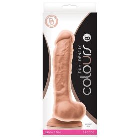 Colours Dual Density Dildo (Color: White)