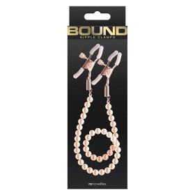 Bound Nipple Clamps DC1 (Color: Rose Gold)