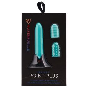 Sensuelle Point Plus 20 Function Bullet & Sleeves (Color: Blue)
