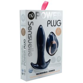Sensuelle Power Plug with Remote Control (Color: Navy)