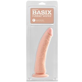Basix Rubber Works Slim Dong with Suction Cup (Color: Light)