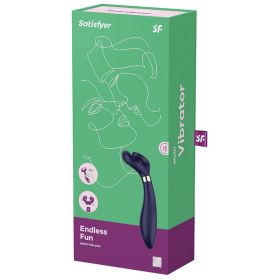 Satisfyer Endless Fun Multi Vibrator (Color: Blue)