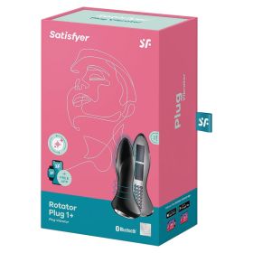 Satisfyer Rotator Plug 1+ Black (Color: Black)