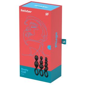 Satisfyer Booty Call Plugs (Color: Black (Set Of 3))