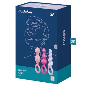 Satisfyer Booty Call Plugs (Color: Assorted Colors (Set Of 3))