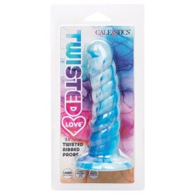 Twisted Love Twisted Ribbed Probe (Color: Blue)