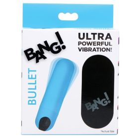 Bang Vibrating Bullet with Remote Control (Color: Blue)
