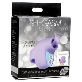 Shegasm Mini 12X Mini Silicone Clit Stimulator (Color: Purple)
