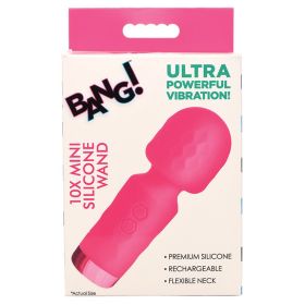 Bang 10X Mini Silicone Wand (Color: Pink)