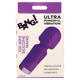 Bang 10X Mini Silicone Wand (Color: Purple)